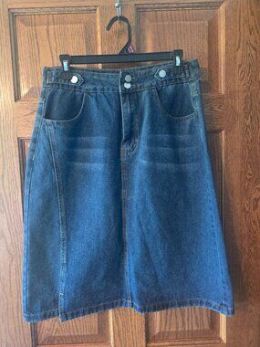 Unbranded Denim Skirt Size Large